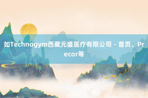如Technogym西藏元盛医疗有限公司 - 首页、Precor等